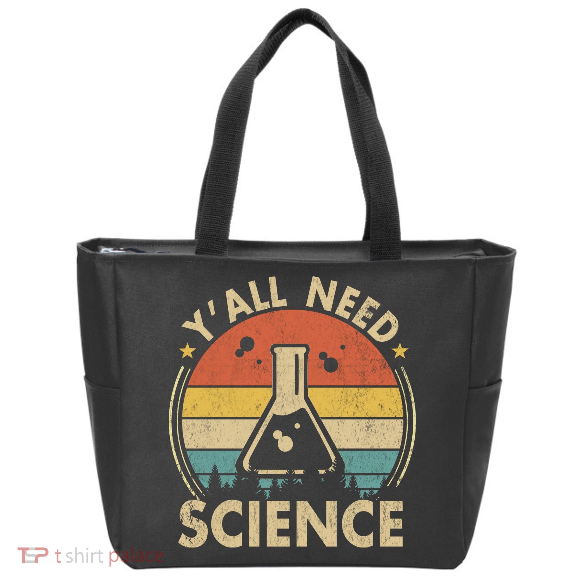 Yall Need Science Chemistry Biology Physics Teacher Student Science Puns & Facts Tote Bag