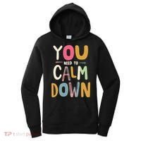 You need to calm down Women's Hoodie thumb 0