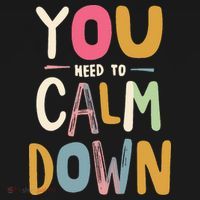 You need to calm down Toddler Hoodie thumb 2