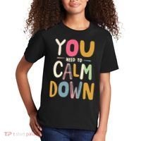 You need to calm down Kids T-Shirt thumb 2