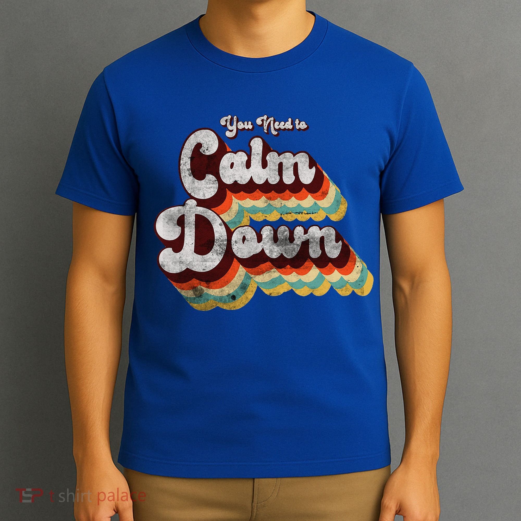 You Need To Calm Down Classic Retro Vintage Pride 80’s Gift T-Shirt