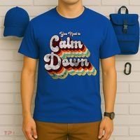 You Need To Calm Down Classic Retro Vintage Pride 80’s Gift T-Shirt thumb 6