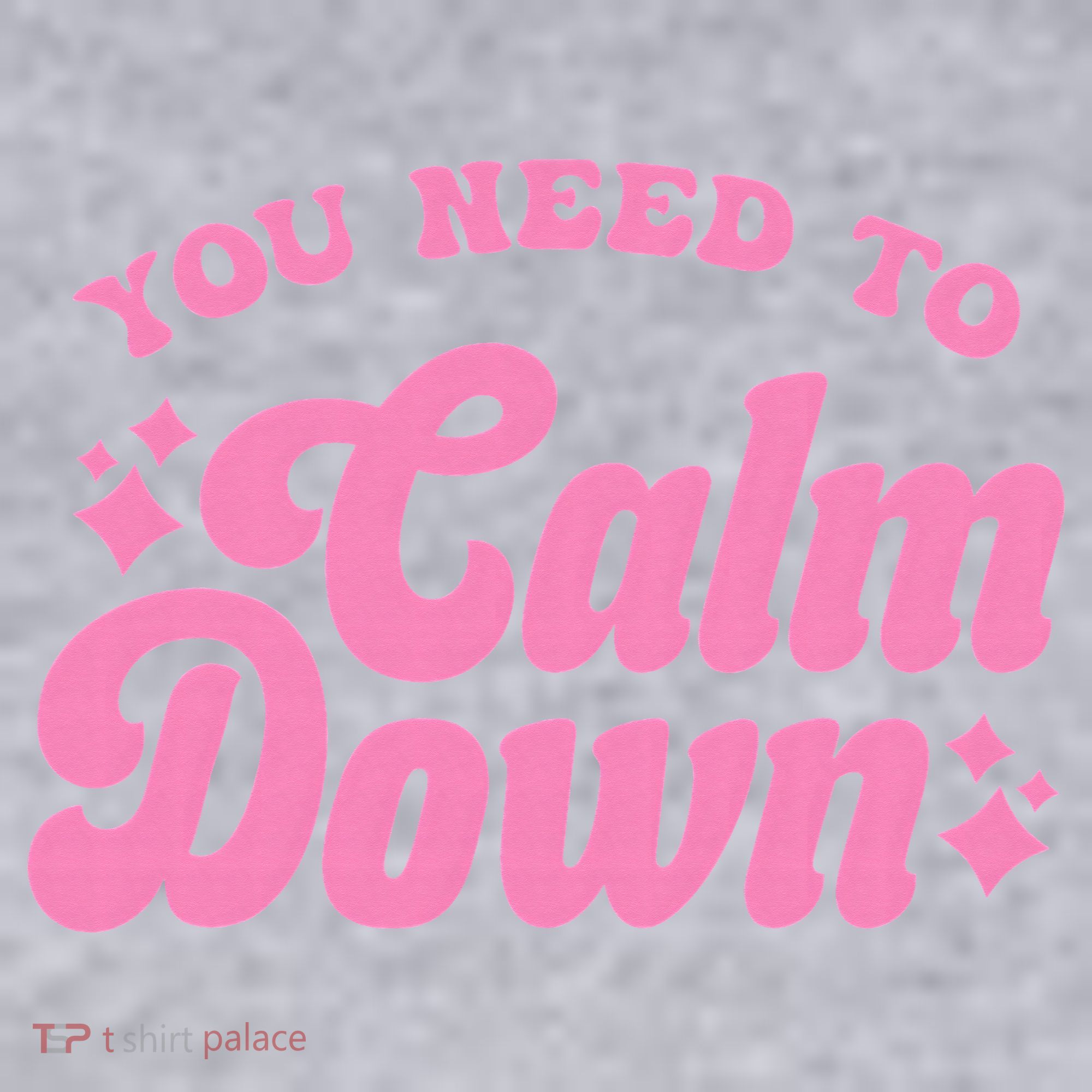 You Need To Calm Down Groovy Retro Cute Funny Women's Sweatshirt