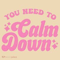 You Need To Calm Down Groovy Retro Cute Funny Tote Bag thumb 4