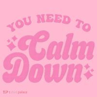 You Need To Calm Down Groovy Retro Cute Funny Coaster thumb 2