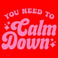 You Need To Calm Down Groovy Retro Cute Funny Santa Hat thumb 1