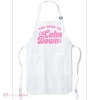 You Need To Calm Down Groovy Retro Cute Funny Apron thumb 0