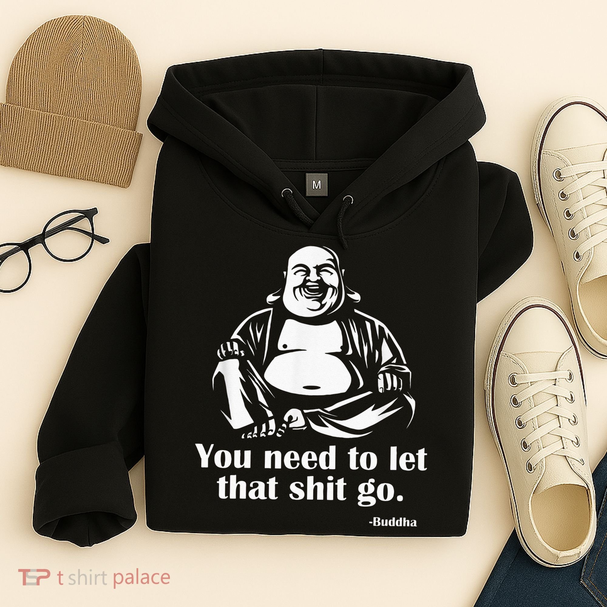 You Need to Let That Shit Go Fat Buddha Hoodie