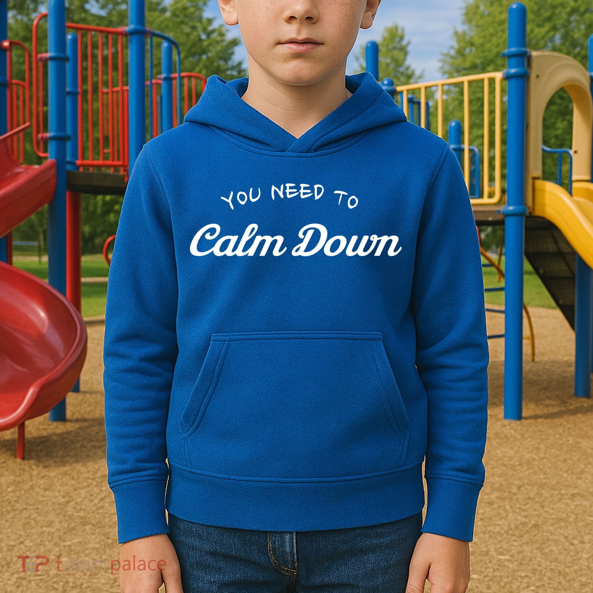 You Need To Calm Down Gift Kids Hoodie