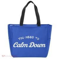 You Need To Calm Down Gift Tote Bag thumb 0