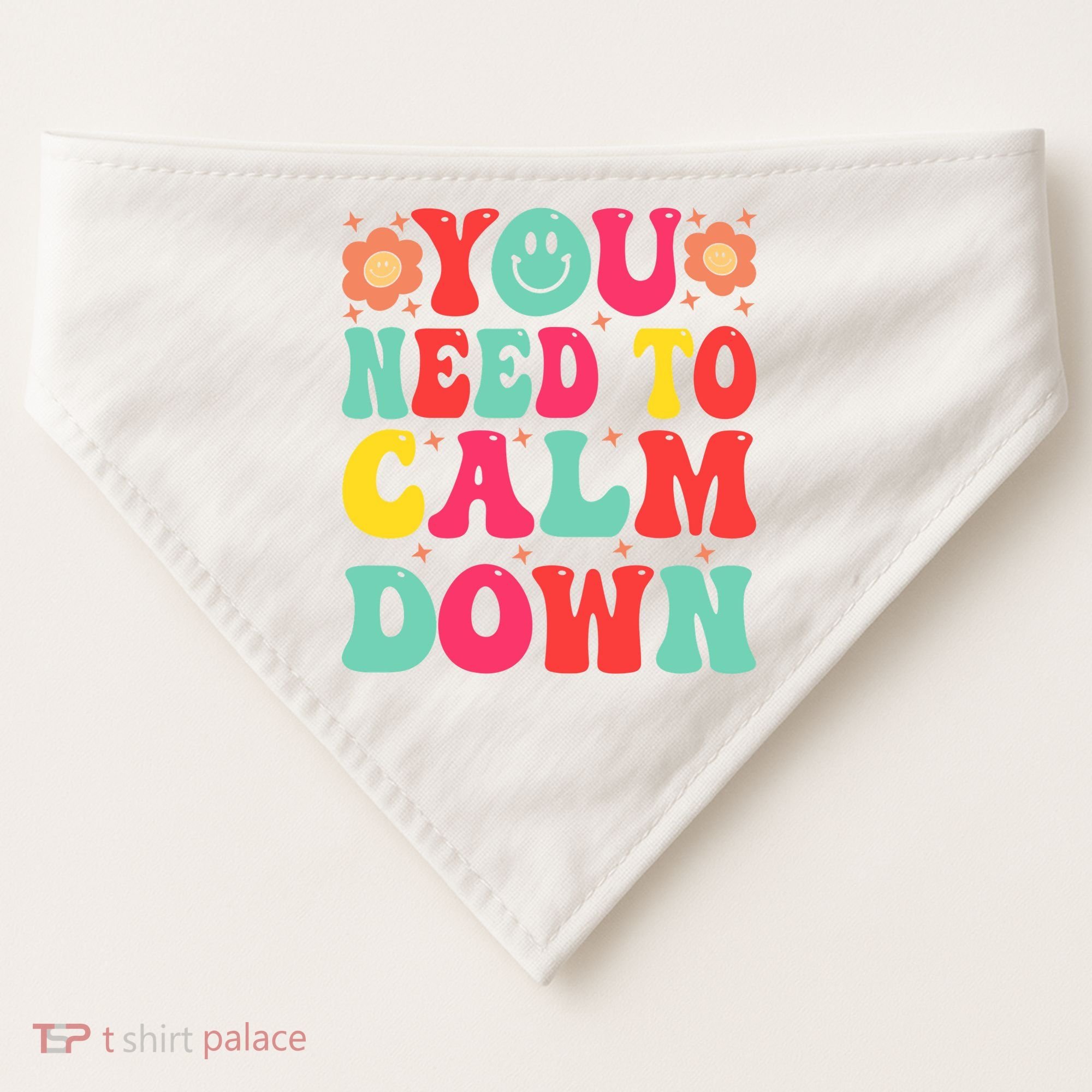 You Need To Calm Down USA-Made Doggie Bandana