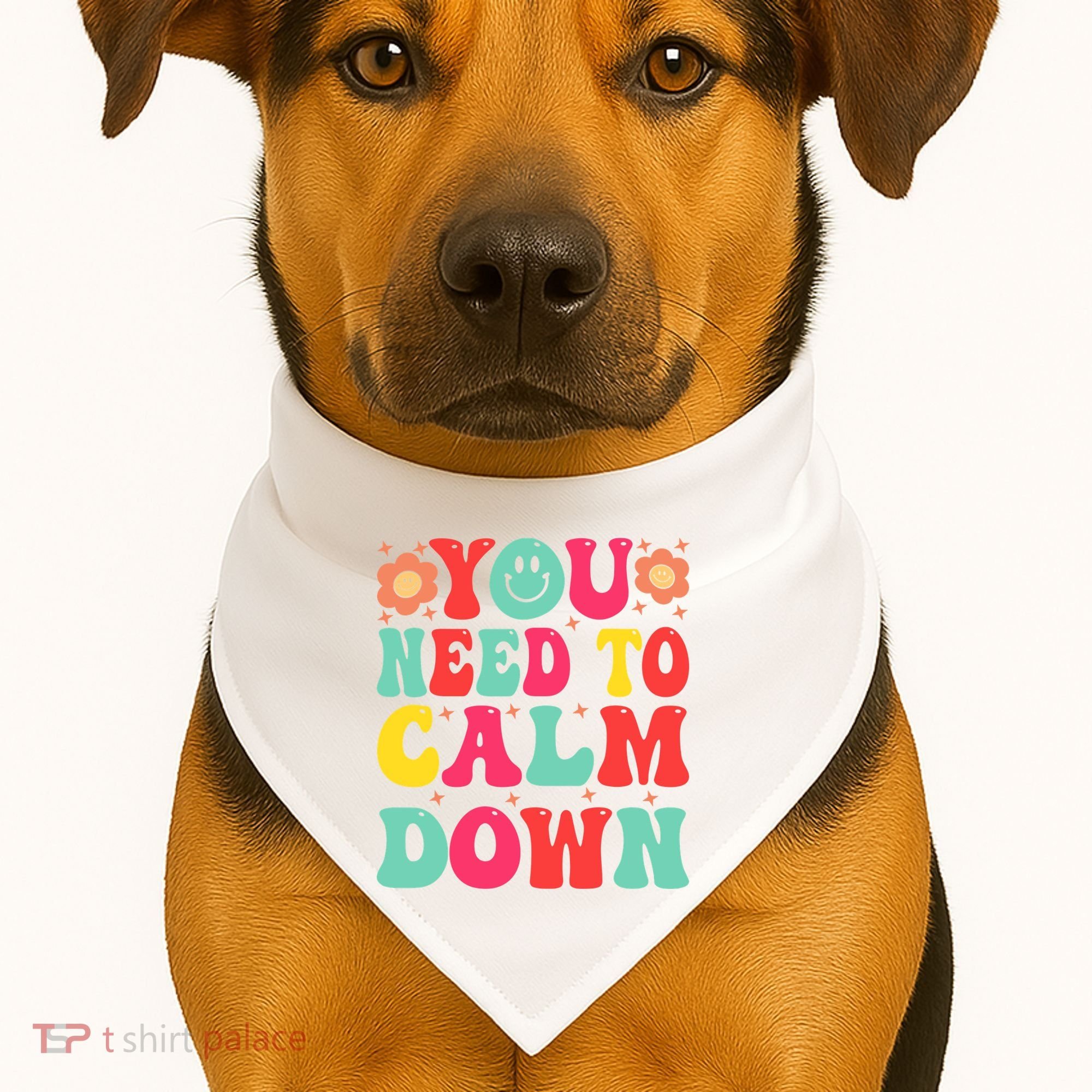 You Need To Calm Down USA-Made Doggie Bandana
