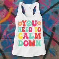 You Need To Calm Down Women's Tank Top thumb 3