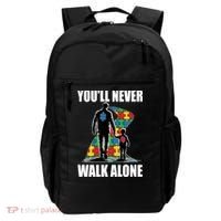 You'll Never Walk Alone Autism Awareness Dad Backpack thumb 0