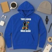 You'll Never Walk Alone Autism Awareness Dad Hoodie thumb 3