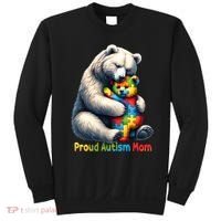 You'll Never Walk-Alone Autism Mama Mom Bear Support Autism Funny Gift Sweatshirt thumb 0