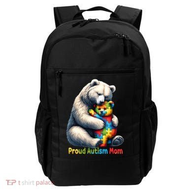 You'll Never Walk-Alone Autism Mama Mom Bear Support Autism Funny Gift Backpack