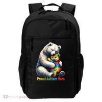 You'll Never Walk-Alone Autism Mama Mom Bear Support Autism Funny Gift Backpack thumb 0