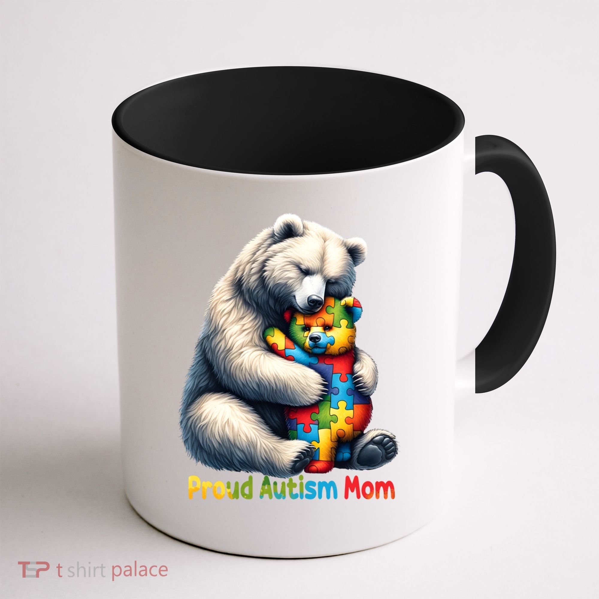 You'll Never Walk-Alone Autism Mama Mom Bear Support Autism Funny Gift Coffee Mug