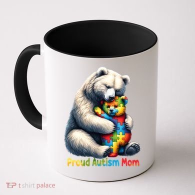 You'll Never Walk-Alone Autism Mama Mom Bear Support Autism Funny Gift Coffee Mug
