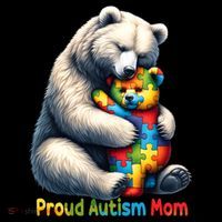 You'll Never Walk-Alone Autism Mama Mom Bear Support Autism Funny Gift Coffee Mug thumb 5