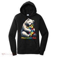 You'll Never Walk-Alone Autism Mama Mom Bear Support Autism Funny Gift Women's Hoodie thumb 0