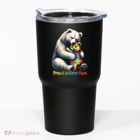 You'll Never Walk-Alone Autism Mama Mom Bear Support Autism Funny Gift Tumbler thumb 0
