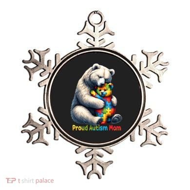 You'll Never Walk-Alone Autism Mama Mom Bear Support Autism Funny Gift Ornament
