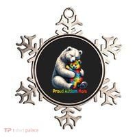 You'll Never Walk-Alone Autism Mama Mom Bear Support Autism Funny Gift Ornament thumb 0