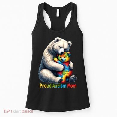 You'll Never Walk-Alone Autism Mama Mom Bear Support Autism Funny Gift Women's Tank Top