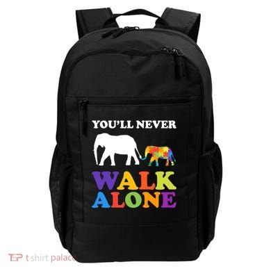 Youll Never Walk Alone Autism Awareness Elephant Backpack