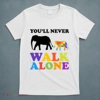 Youll Never Walk Alone Autism Awareness Elephant T-Shirt thumb 5