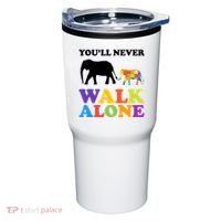 Youll Never Walk Alone Autism Awareness Elephant Tumbler thumb 0