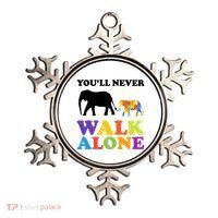 Youll Never Walk Alone Autism Awareness Elephant Ornament thumb 0