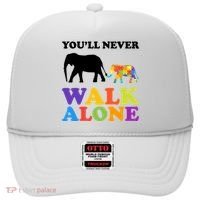 Youll Never Walk Alone Autism Awareness Elephant Hat thumb 0