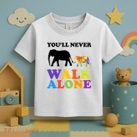 Youll Never Walk Alone Autism Awareness Elephant Toddler T-Shirt thumb 3