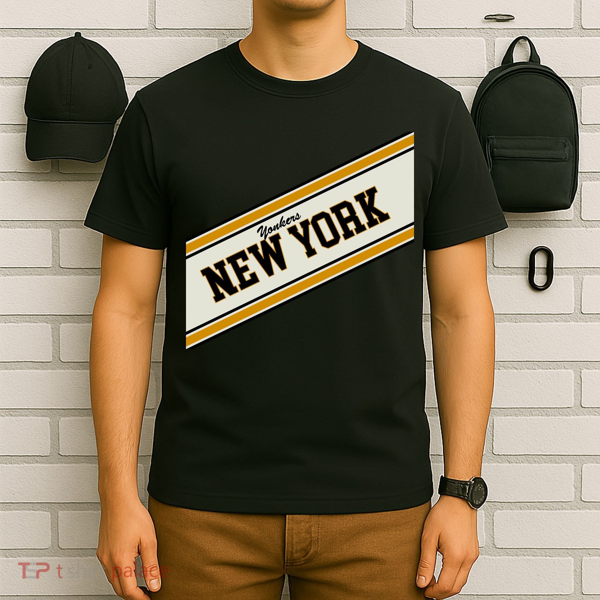 Yonkers New York Varsity Logo T-Shirt