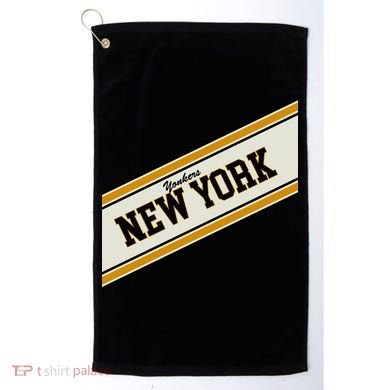 Yonkers New York Varsity Logo Golf Towel