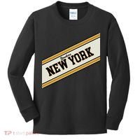 Yonkers New York Varsity Logo Kids Long Sleeve Shirt thumb 0