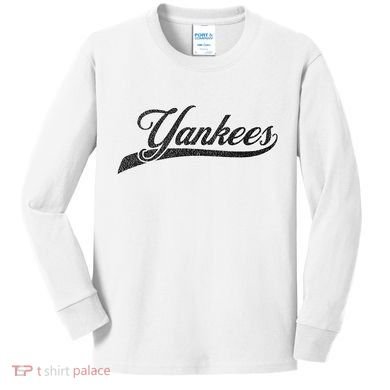 Yankee Nickname Kids Long Sleeve Shirt