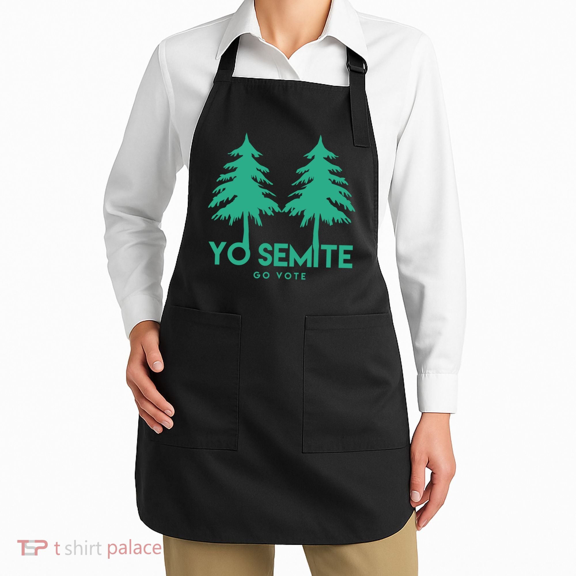 Yo Semite Go Vote Anti Trump Apron