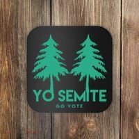 Yo Semite Go Vote Anti Trump Coaster thumb 0