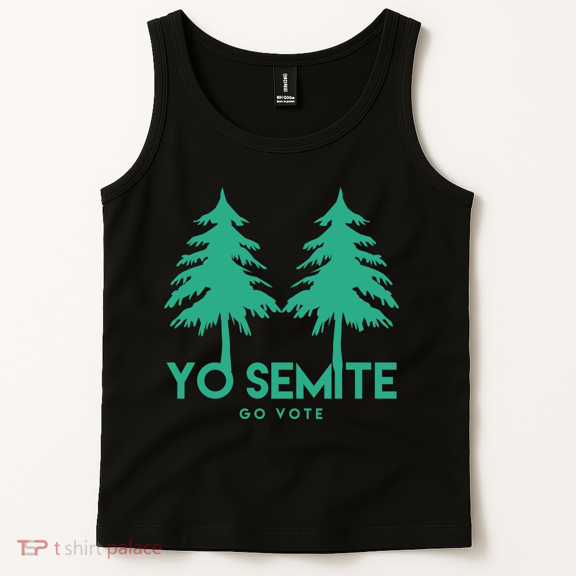 Yo Semite Go Vote Anti Trump Tank Top