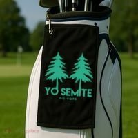 Yo Semite Go Vote Anti Trump Golf Towel thumb 2