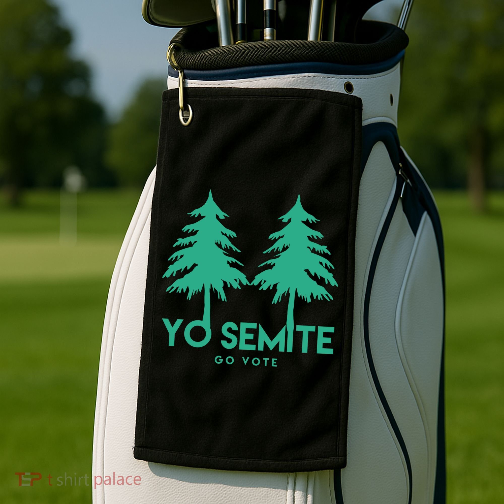 Yo Semite Go Vote Anti Trump Golf Towel