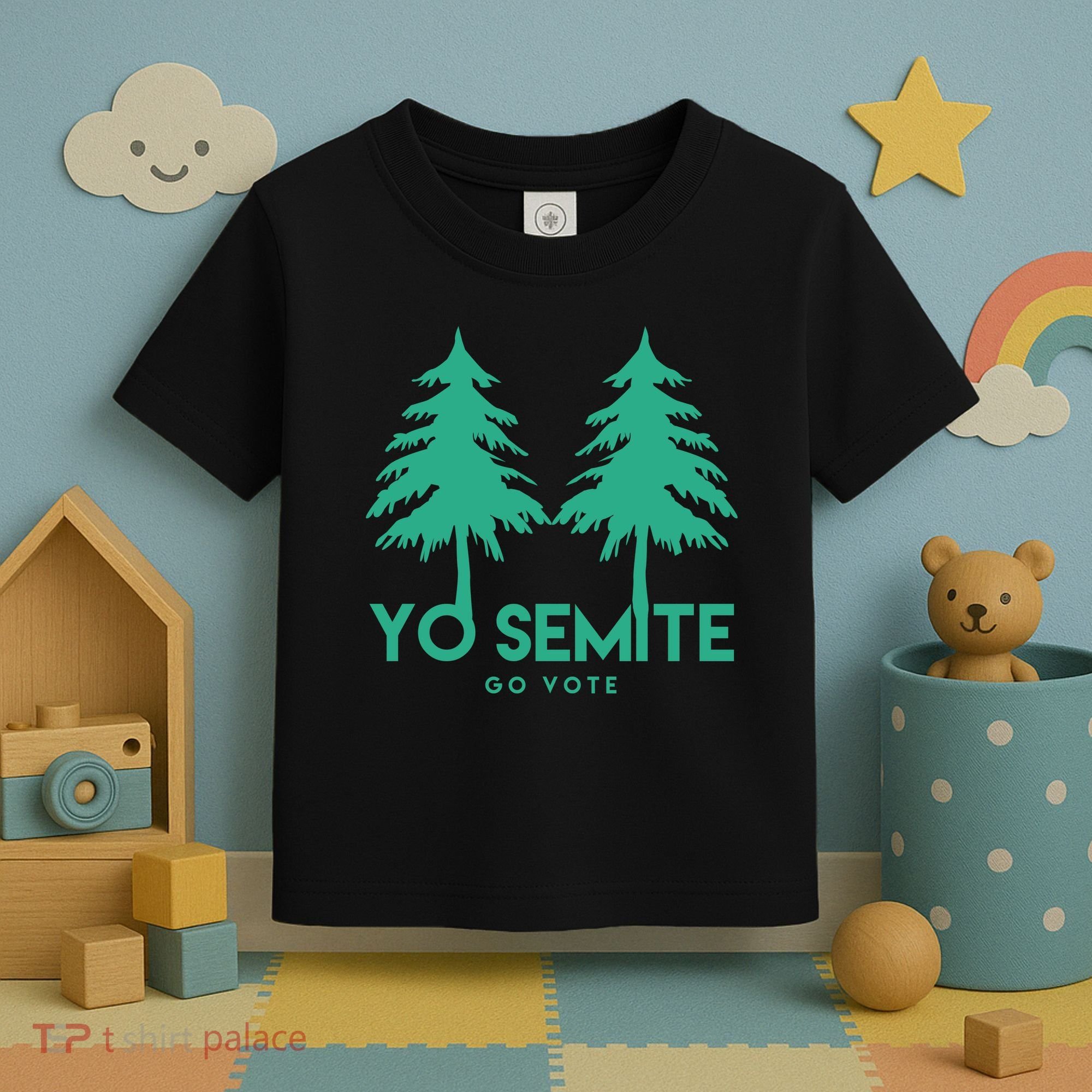 Yo Semite Go Vote Anti Trump Toddler T-Shirt