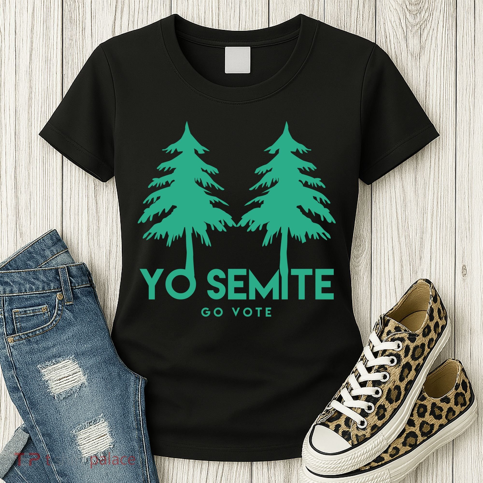 Yo Semite Go Vote Anti Trump Women's T-Shirt
