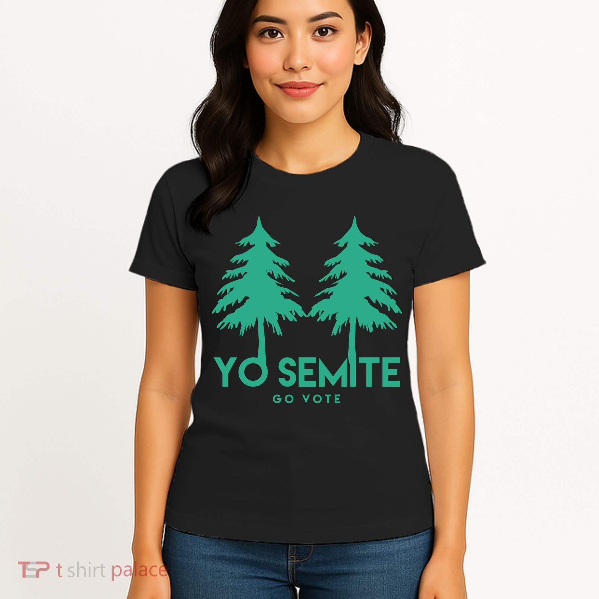 Yo Semite Go Vote Anti Trump Women's T-Shirt