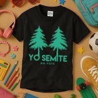 Yo Semite Go Vote Anti Trump Kids T-Shirt thumb 3