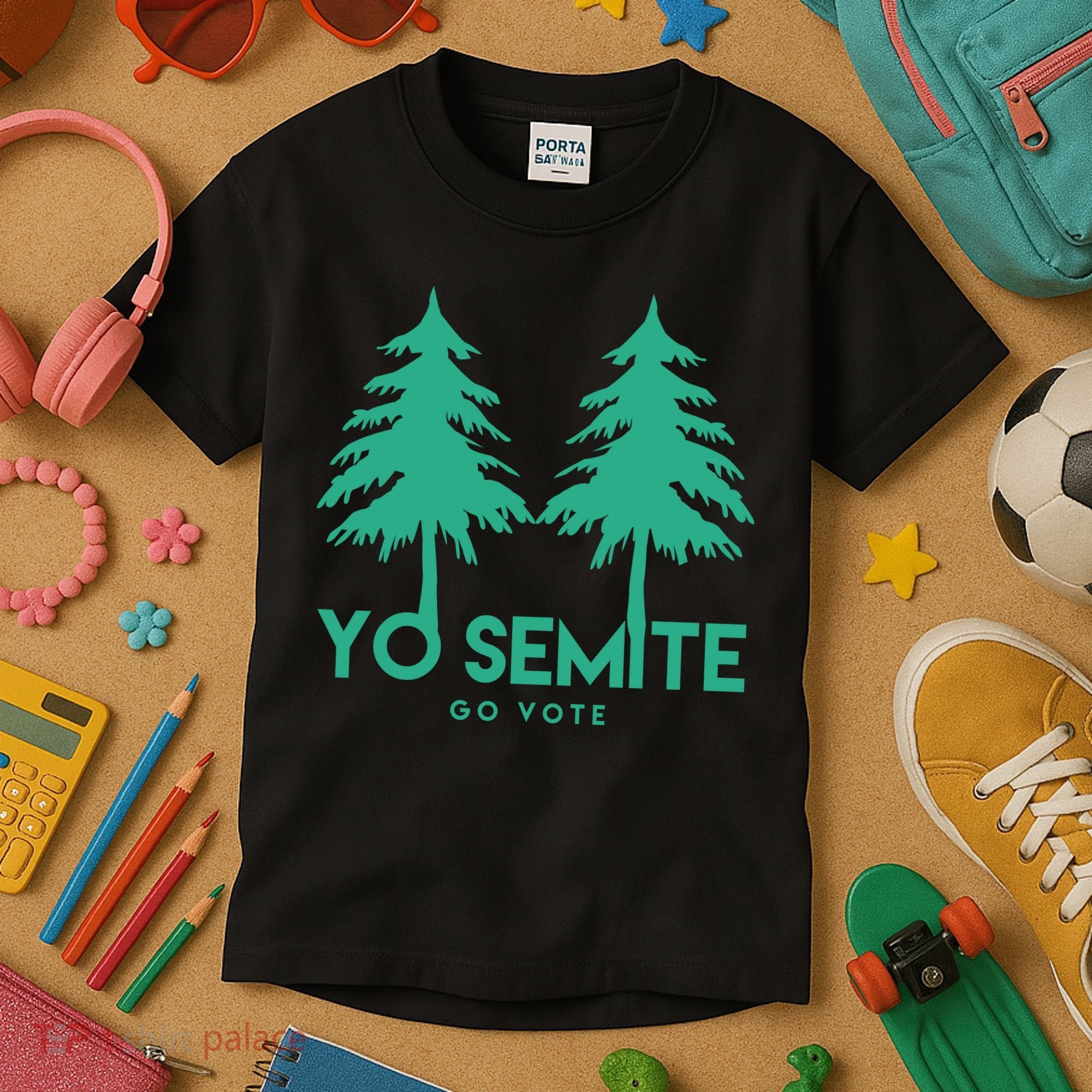 Yo Semite Go Vote Anti Trump Kids T-Shirt